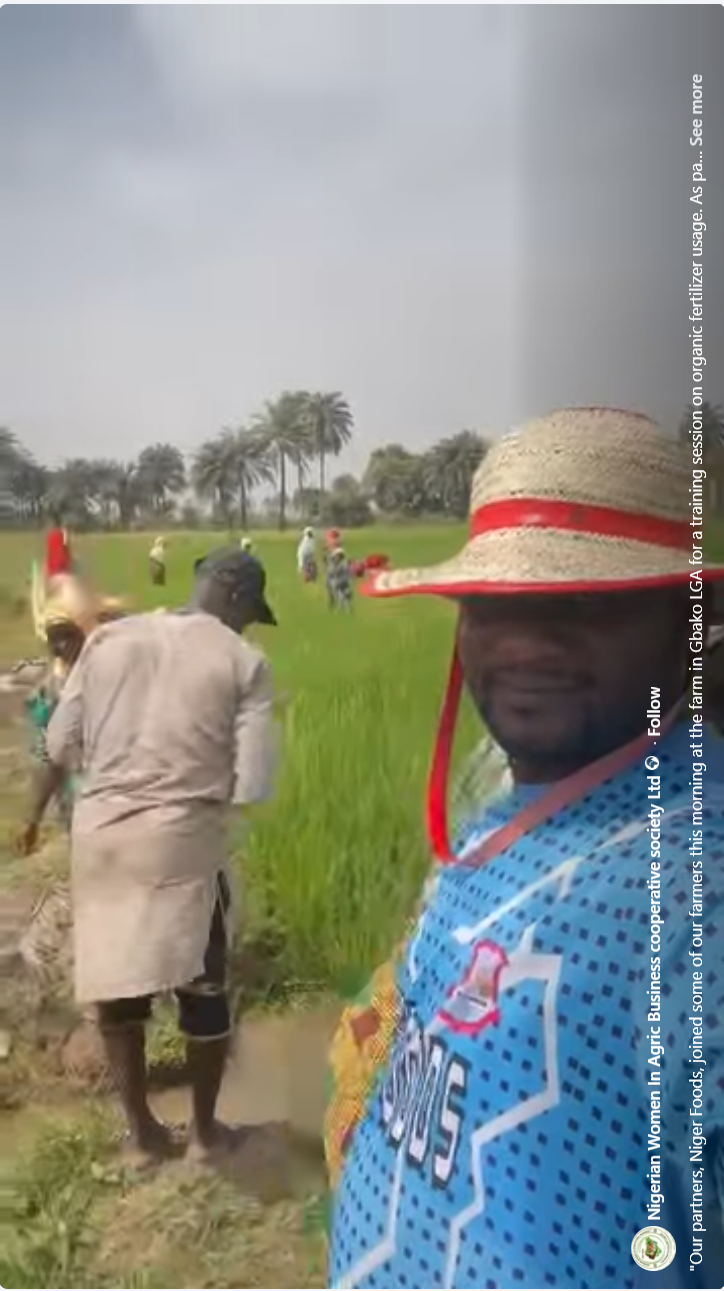 Niger Foods Training NiWAB Members